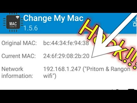 how to use terminal emulator to change mac address